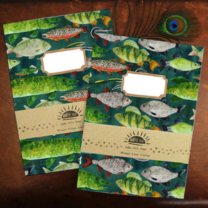 Flumens Freshwater Fish Print Notebook