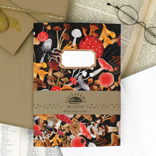 Load image into Gallery viewer, Fungi Print Lined Journal