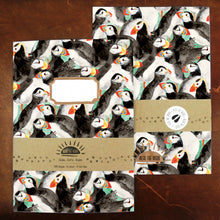 Load image into Gallery viewer, Improbability of Puffins Print Lined Journal