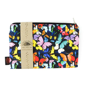 Lepidoptera Butterfly Print Pouch Bag