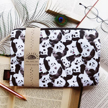 Load image into Gallery viewer, Embarrassment of Pandas Print Pouch Bag