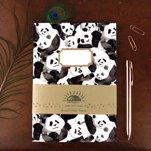 Embarrassment of Pandas Print Journal and Notebook Set