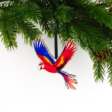 Load image into Gallery viewer, Psittacidae Scarlet Macaw Wooden Hanging Decoration