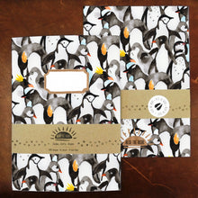 Load image into Gallery viewer, Waddle of Penguins Print Lined Journal