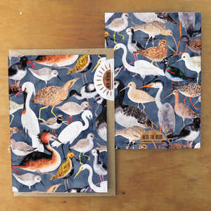 Aestes Wetland Birds Greetings Card