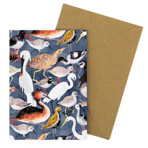 Aestes Wetland Birds Greetings Card