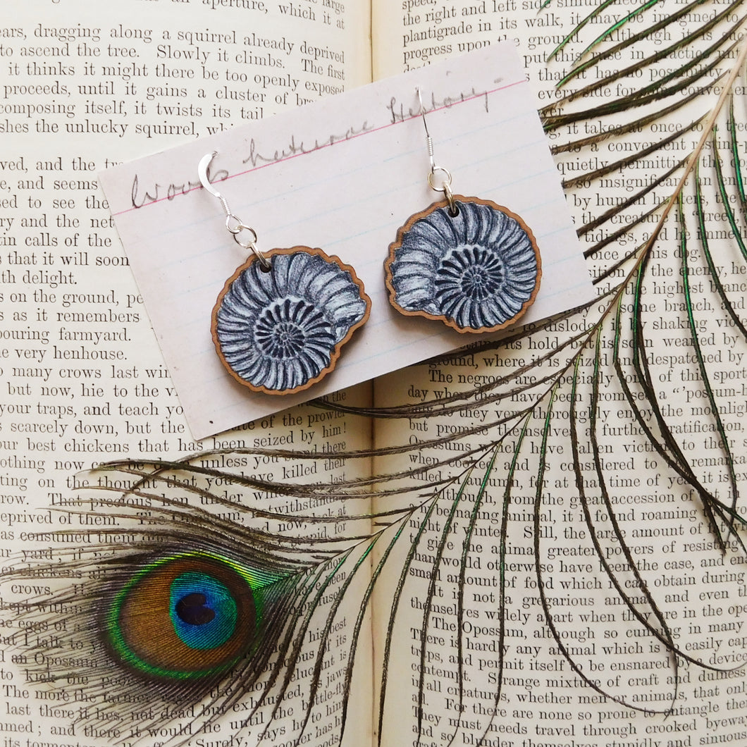 Ammonite Earrings