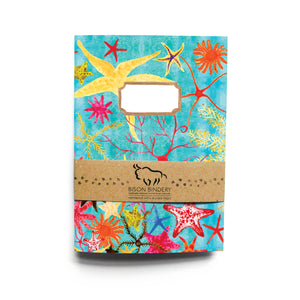 Asterozoa Starfish Print Lined Journal