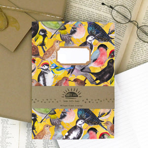 Aves British Garden Birds Print Journal and Notebook Set