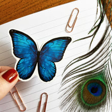 Load image into Gallery viewer, Lepidoptera Blue Morpho Butterfly Sticker