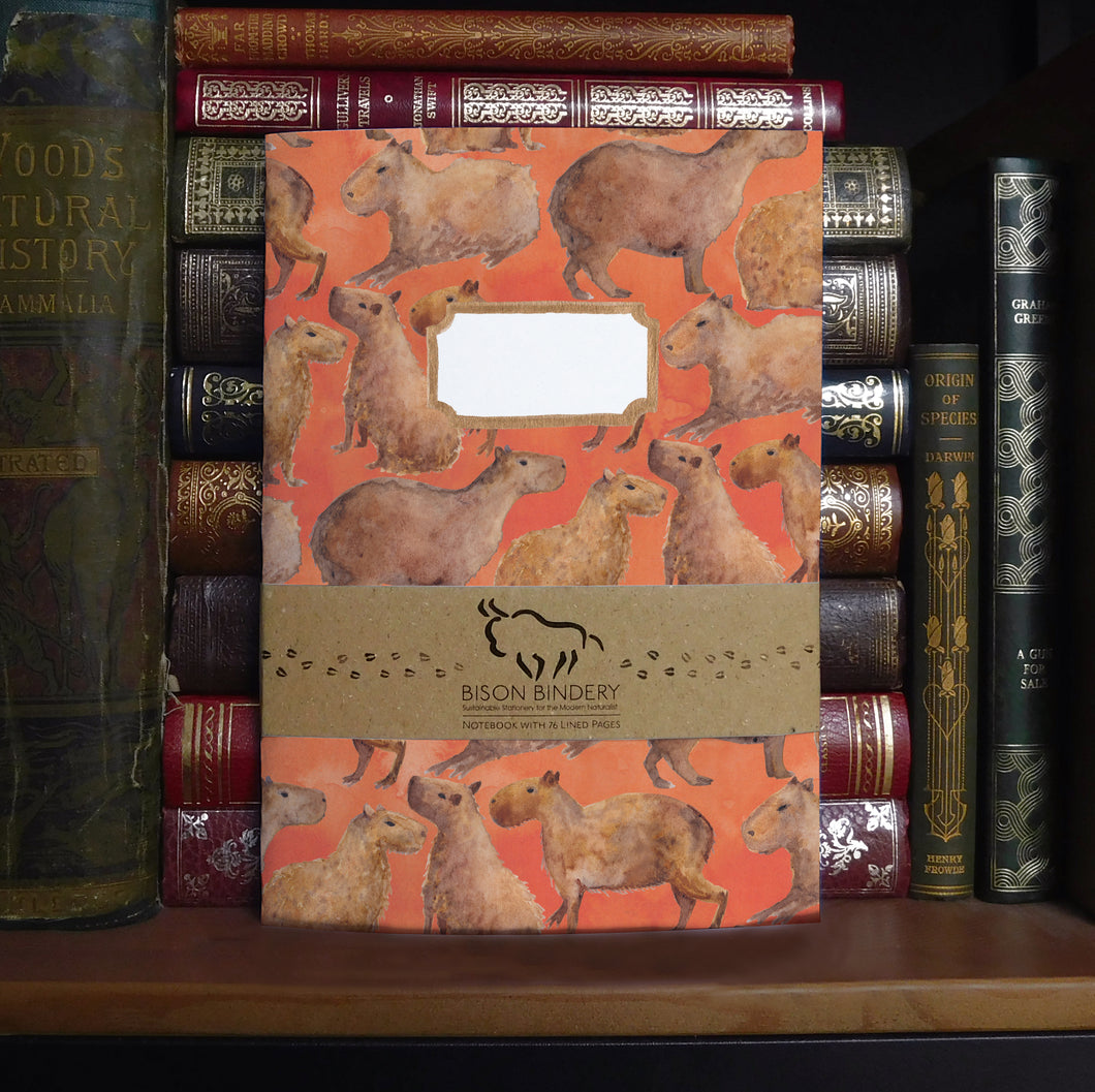Chill of Capybaras Print Lined Journal