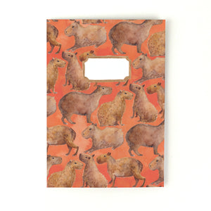 Chill of Capybaras Print Lined Journal