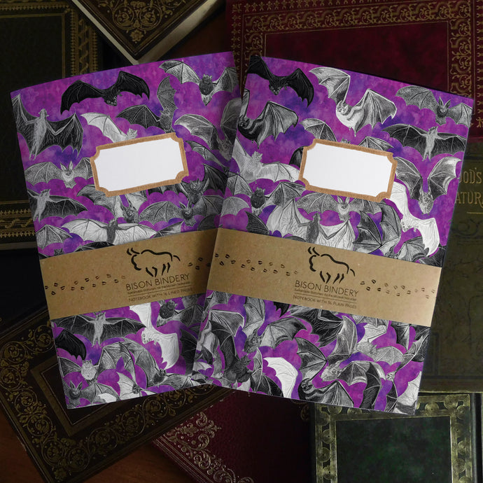 Chiroptera Bat Print Journal and Notebook Set