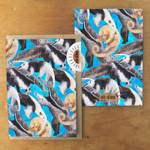 Colony of Anteaters Greetings Card