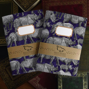 Crash of Rhinos Print Journal and Notebook Set