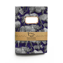 Load image into Gallery viewer, Crash of Rhinos Print Notebook