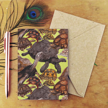 Load image into Gallery viewer, Creep of Tortoises Print Greetings Card