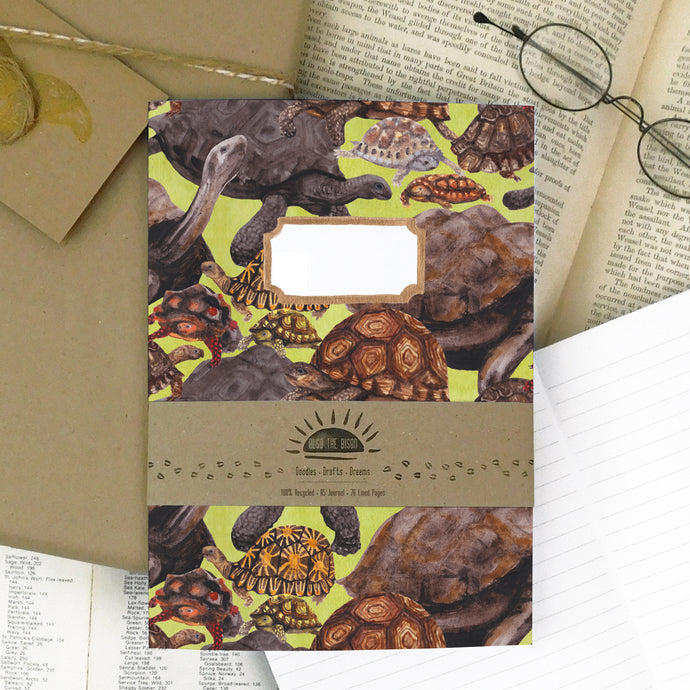 Creep of Tortoises Print Lined Journal