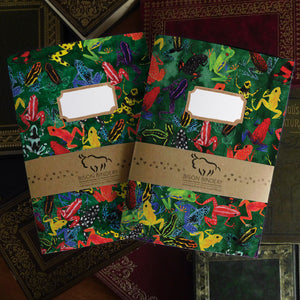 Dendrobatidae Dart Frog Print Journal and Notebook Set