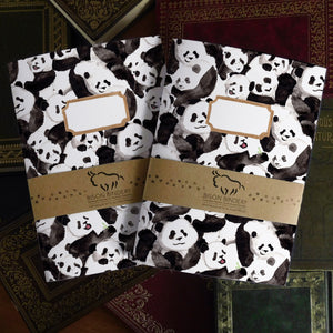 Embarrassment of Pandas Print Journal and Notebook Set