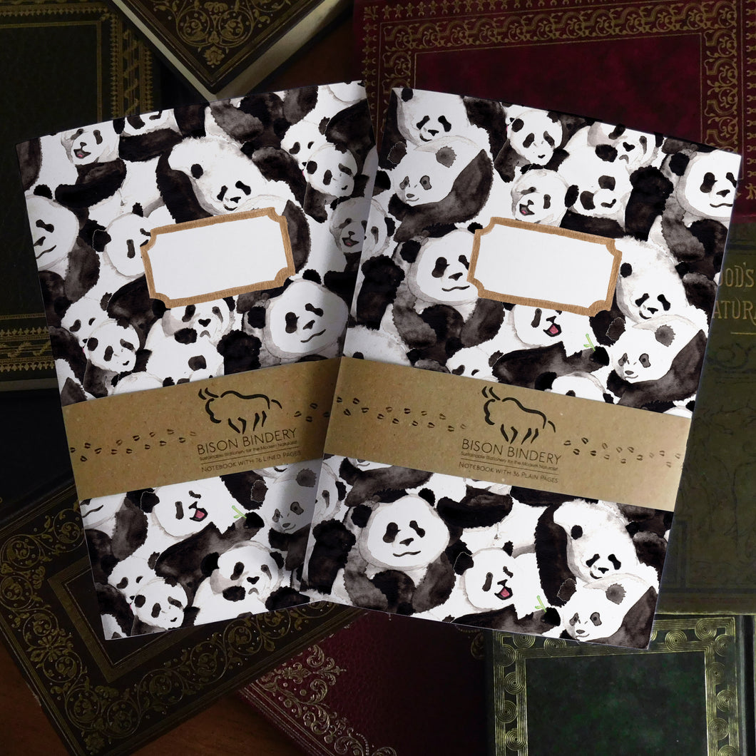 Embarrassment of Pandas Print Journal and Notebook Set