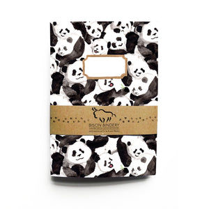 Embarrassment of Pandas Print Notebook