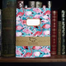 Load image into Gallery viewer, Flamboyance of Flamingos Print Journal and Notebook Set