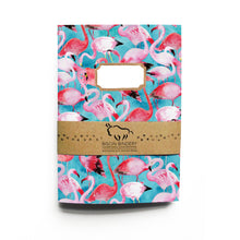 Load image into Gallery viewer, Flamboyance of Flamingos Print Notebook