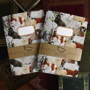 Flock of Sheep Print Journal and Notebook Set