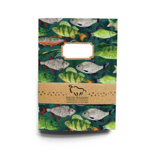 Load image into Gallery viewer, Flumens Freshwater Fish Print Lined Journal
