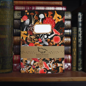 Fungi Print Lined Journal