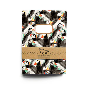 Improbability of Puffins Print Lined Journal