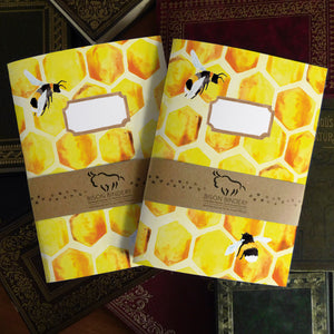Mellifera Honeybee Print Journal and Notebook Set
