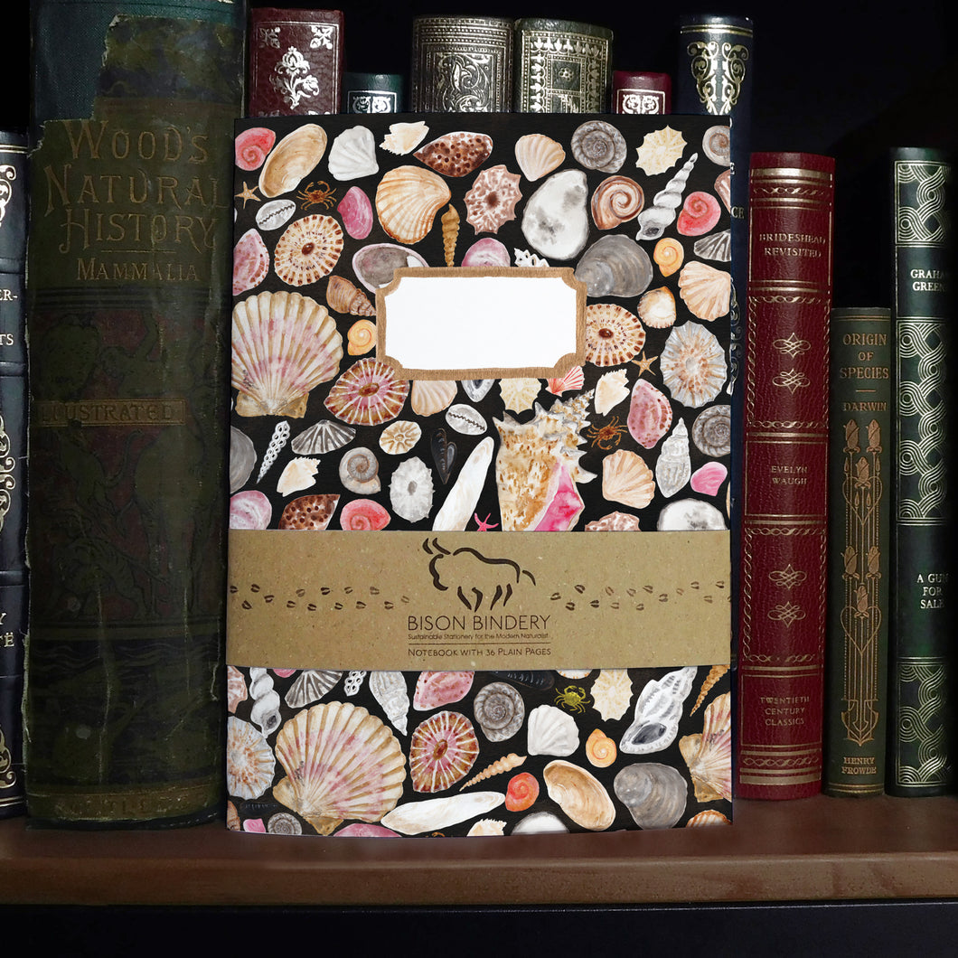 Mollusca Sea Shell Print Notebook