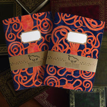 Load image into Gallery viewer, Octopoda Octopus Print Journal and Notebook Set