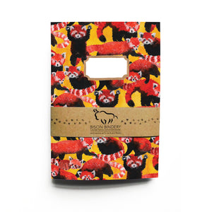 Pack of Red Pandas Print Notebook
