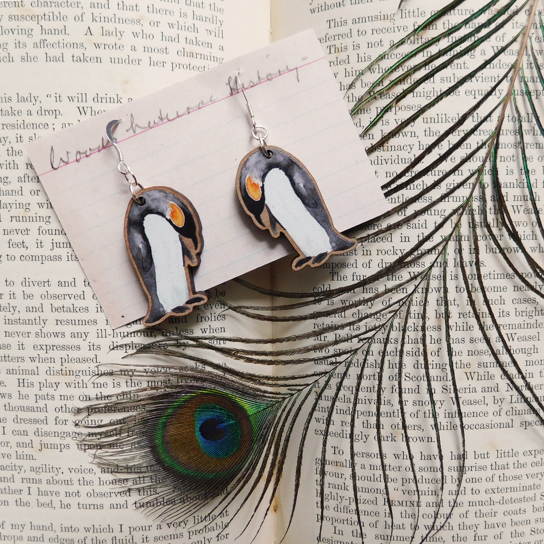 Waddle Emperor Penguin Earrings