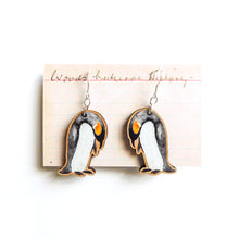 Load image into Gallery viewer, Waddle Emperor Penguin Earrings