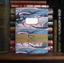 Load image into Gallery viewer, Pod of Whales Print Journal and Notebook Set