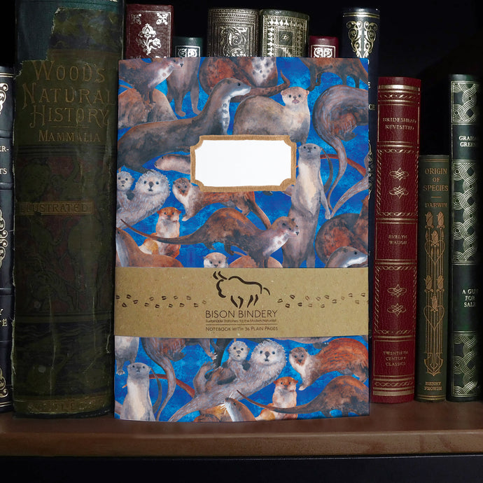 Raft of Otters Print Notebook