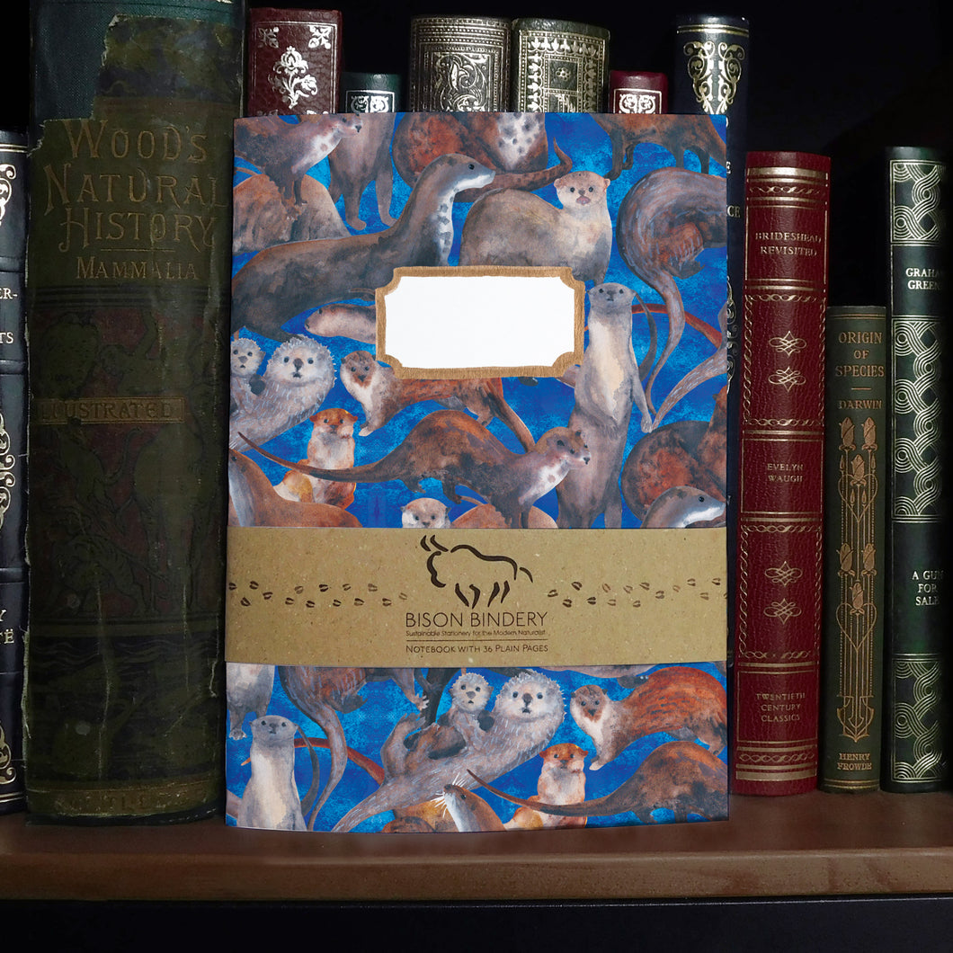 Raft of Otters Print Notebook