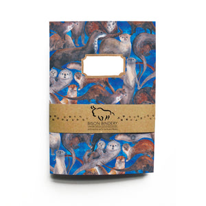 Raft of Otters Print Notebook
