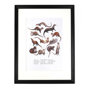 Raft of Otters Art Print