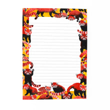 Load image into Gallery viewer, Pack of Red Pandas Print Notepad