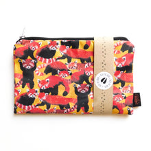 Load image into Gallery viewer, Pack of Red Pandas Print Pouch Bag