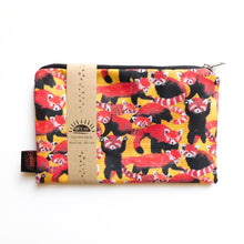 Load image into Gallery viewer, Pack of Red Pandas Print Pouch Bag