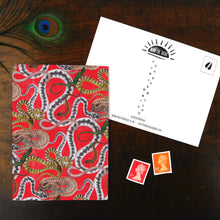 Load image into Gallery viewer, Reptilia British Reptiles Print Postcard