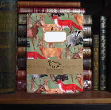 Load image into Gallery viewer, Sylvan Forest Animals Print Lined Journal
