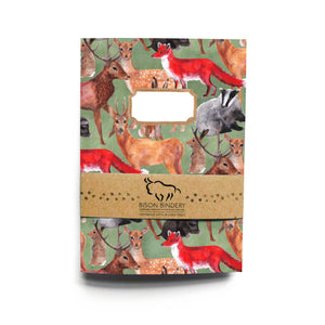 Sylvan Forest Animals Print Lined Journal