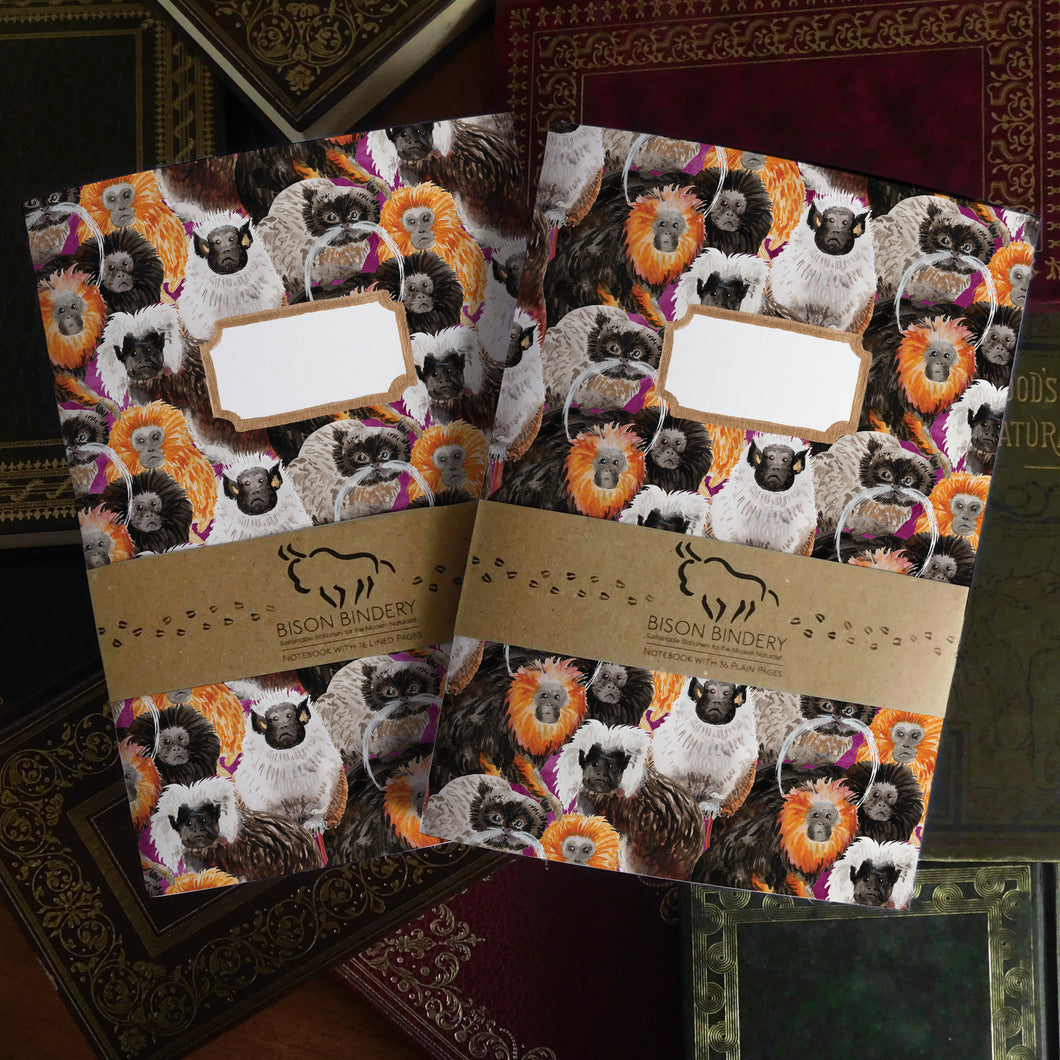 Troop of Tamarins Print Journal and Notebook Set